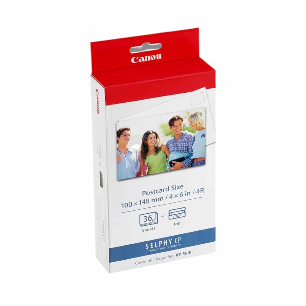 Photoroom_20260321_223122 Canon KP-36IP Colour Ink + 100 x 148 mm Paper Set, 36 Sheets - Afbeelding 1