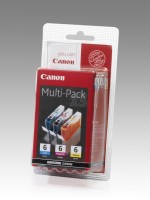 Canon BCI-6 C/M/Y inktcartridge 3 stuk(s) Origineel Cyaan, Magenta, Geel