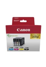 Canon 2500 Multipack - inktcartridge 4 stuk(s) Origineel Zwart, Cyaan, Magenta, Geel