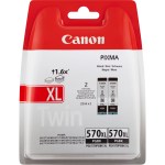 Canon 0318C007 inktcartridge 2 stuk(s) Origineel Hoog (XL) rendement Zwart
