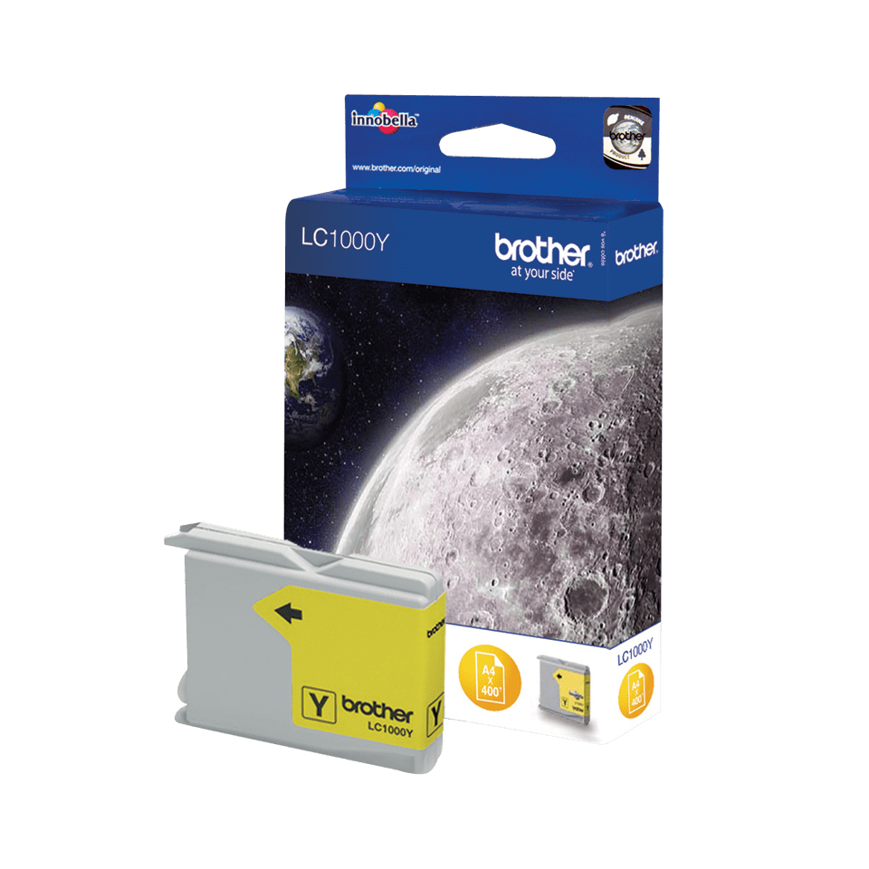 39ddf813310c5922677e5c175b29fdb4e0fbb23e.jpg Brother Inktcartridge geel - Afbeelding 1