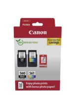 Canon PG-560 & CL-561 - 3713C008 - inktcartridge 2 stuk(s) Origineel Zwart, Cyaan, Magenta, Geel - Afbeelding 2