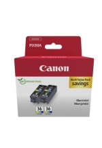 Canon 1511B025 inktcartridge 2 stuk(s) Origineel Zwart, Cyaan, Magenta, Geel - Afbeelding 2