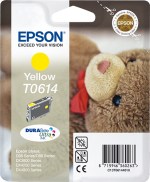 Epson Teddybear inktpatroon Yellow T0614 DURABrite Ultra Ink