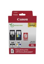 Canon PG-560XL & CL-561XL - 3712C008 - inktcartridge 2 stuk(s) Origineel Hoog (XL) rendement Zwart, Cyaan, Magenta, Geel