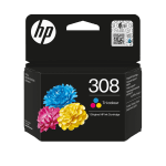 HP 308 originele driekleureninktcartridge