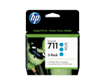HP 711 cyaan DesignJet inktcartridges, 29 ml, 3-pack